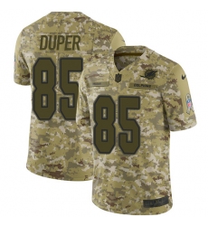 Men's Nike Miami Dolphins #85 Mark Duper Limited Camo 2018 Salute to Service NFL Jersey