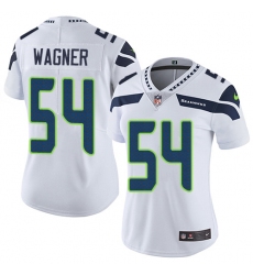 Women's Nike Seattle Seahawks #54 Bobby Wagner White Vapor Untouchable Limited Player NFL Jersey Women's Nike Seattle Seahawks #54 Bobby Wagner White Vapor Untouchable Limited Player NFL Jersey
