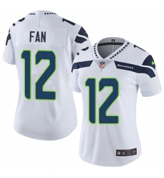 Women's Nike Seattle Seahawks 12th Fan White Vapor Untouchable Limited Player NFL Jersey Women's Nike Seattle Seahawks 12th Fan White Vapor Untouchable Limited Player NFL Jersey
