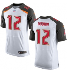 Men's Nike Tampa Bay Buccaneers #12 Chris Godwin Game White NFL Jersey