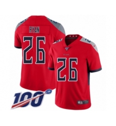 Men's Tennessee Titans #26 Logan Ryan Limited Red Inverted Legend 100th Season Football Jersey