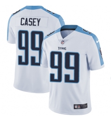 Men's Nike Tennessee Titans #99 Jurrell Casey White Vapor Untouchable Limited Player NFL Jersey