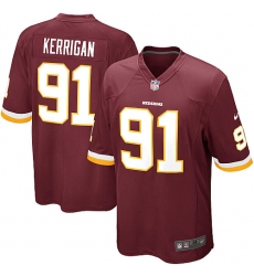 Men's Nike Washington Redskins #91 Ryan Kerrigan Game Burgundy Red Team Color NFL Jersey