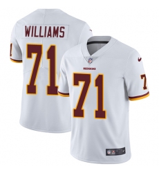 Youth Nike Washington Redskins #71 Trent Williams Elite White NFL Jersey
