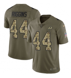 Youth Nike Washington Redskins #44 John Riggins Limited Olive/Camo 2017 Salute to Service NFL Jersey
