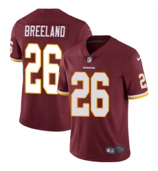 Youth Nike Washington Redskins #26 Bashaud Breeland Elite Burgundy Red Team Color NFL Jersey