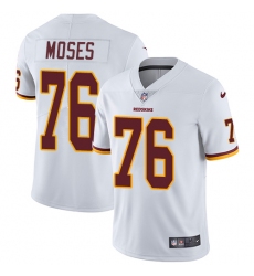 Youth Nike Washington Redskins #76 Morgan Moses Elite White NFL Jersey