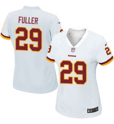 Women's Nike Washington Redskins #29 Kendall Fuller Game White NFL Jersey