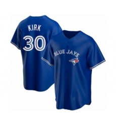 Men's Toronto Blue Jays #30 Alejandro Kirk Yusei Kikuchi Royal Cool Base Stitched Jersey