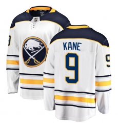 Men's Buffalo Sabres #9 Evander Kane Fanatics Branded White Away Breakaway NHL Jersey