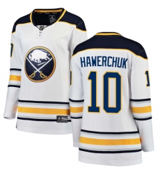Women's Buffalo Sabres #10 Dale Hawerchuk Fanatics Branded White Away Breakaway NHL Jersey