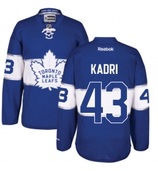 Men's Reebok Toronto Maple Leafs #43 Nazem Kadri Authentic Royal Blue 2017 Centennial Classic NHL Jersey