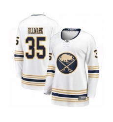 Women's Buffalo Sabres #35 Linus Ullmark Fanatics Branded White 50th Season Breakaway Hockey Jersey