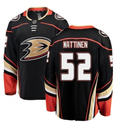 Youth Anaheim Ducks #52 Julius Nattinen Fanatics Branded Black Home Breakaway NHL Jersey