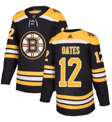 Youth Adidas Boston Bruins #12 Adam Oates Premier Black Home NHL Jersey