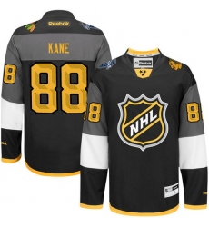 Men's Reebok Chicago Blackhawks #88 Patrick Kane Premier Black 2016 All Star NHL Jersey