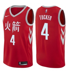 Men's Nike Houston Rockets #17 PJ Tucker White NBA Swingman Association Edition Jersey