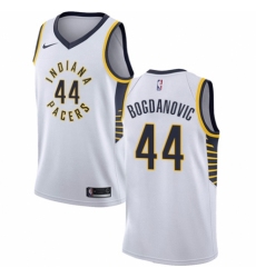 Women's Nike Indiana Pacers #44 Bojan Bogdanovic Authentic White NBA Jersey - Association Edition