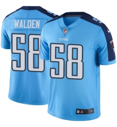 Youth Nike Tennessee Titans #58 Erik Walden Light Blue Team Color Vapor Untouchable Limited Player NFL Jersey