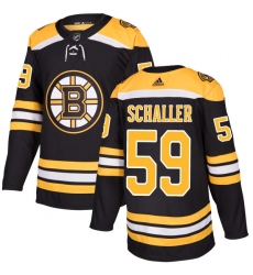 Youth Adidas Boston Bruins #59 Tim Schaller Authentic Black Home NHL Jersey