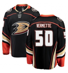 Youth Anaheim Ducks #50 Antoine Vermette Fanatics Branded Black Home Breakaway NHL Jersey