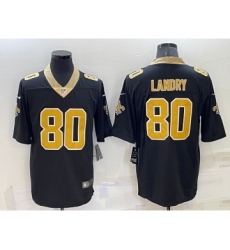 Men's New Orleans Saints #80 Jarvis Landry Black 2022 Vapor Untouchable Stitched NFL Nike Limited Jersey