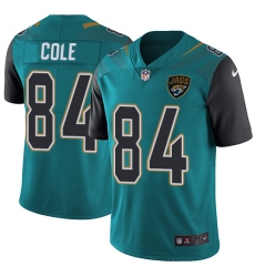 Men's Nike Jacksonville Jaguars #84 Keelan Cole Teal Green Team Color Vapor Untouchable Limited Player NFL Jersey