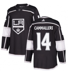 Youth Adidas Los Angeles Kings #14 Mike Cammalleri Authentic Black Home NHL Jersey