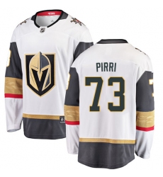 Youth Vegas Golden Knights #73 Brandon Pirri Authentic White Away Fanatics Branded Breakaway NHL Jersey
