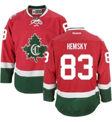 Men's Reebok Montreal Canadiens #83 Ales Hemsky Authentic Red New CD NHL Jersey