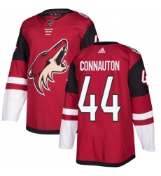 Men's Adidas Arizona Coyotes #44 Kevin Connauton Authentic Burgundy Red Home NHL Jersey