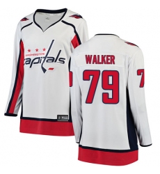 Women's Washington Capitals #79 Nathan Walker Fanatics Branded White Away Breakaway NHL Jersey
