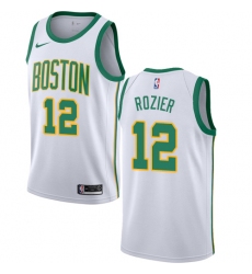 Women's Nike Boston Celtics #12 Terry Rozier Swingman White NBA Jersey - City Edition