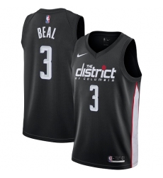 Youth Nike Washington Wizards #3 Bradley Beal Swingman Black NBA Jersey - City Edition