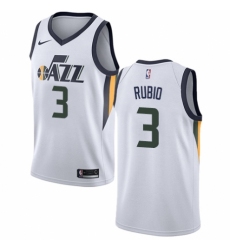 Youth Nike Utah Jazz #3 Ricky Rubio Swingman NBA Jersey - Association Edition