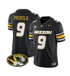 Men's Memphis Tigers #9 Beau Pribula Black F.U.S.E. Vapor Limited Football Jersey