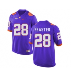 Clemson Tigers 28 Tavien Feaster White College Football Jersey