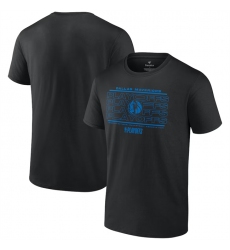 Men's Dallas Mavericks Black 2024 Playoffs Fast Break Opportunity T-Shirt
