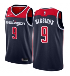 Women's Nike Washington Wizards #9 Ramon Sessions Authentic Navy Blue NBA Jersey Statement Edition