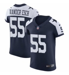 Men's Nike Dallas Cowboys #55 Leighton Vander Esch Navy Blue Alternate Vapor Untouchable Elite Player NFL Jersey