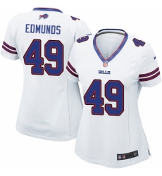 Women's Nike Buffalo Bills #49 Tremaine Edmunds Game White NFL Jersey
