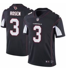 Youth Nike Arizona Cardinals #3 Josh Rosen Black Alternate Vapor Untouchable Limited Player NFL Jersey