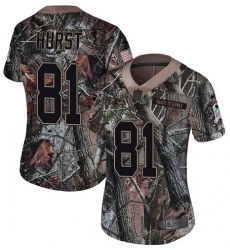 Women's Nike Baltimore Ravens #81 Hayden Hurst Limited Camo Salute to Service NFL Jersey