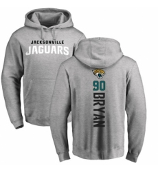 NFL Nike Jacksonville Jaguars #90 Taven Bryan Ash Backer Pullover Hoodie