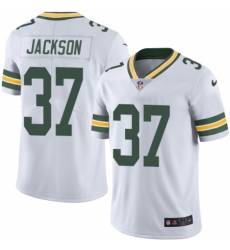 Youth Nike Green Bay Packers #37 Josh Jackson White Vapor Untouchable Limited Player NFL Jersey