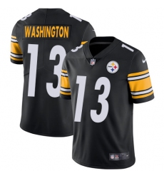 Men's Nike Pittsburgh Steelers #13 James Washington Black Team Color Vapor Untouchable Limited Player NFL Jersey