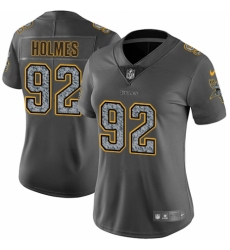 Women's Nike Minnesota Vikings #92 Jalyn Holmes Gray Static Vapor Untouchable Limited NFL Jersey