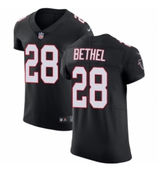 Men's Nike Atlanta Falcons #28 Justin Bethel Black Alternate Vapor Untouchable Elite Player NFL Jersey