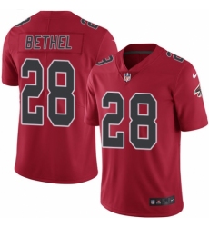Men's Nike Atlanta Falcons #28 Justin Bethel Elite Red Rush Vapor Untouchable NFL Jersey