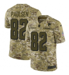 Youth Nike Atlanta Falcons #82 Logan Paulsen Limited Camo 2018 Salute to Service NFL Jersey